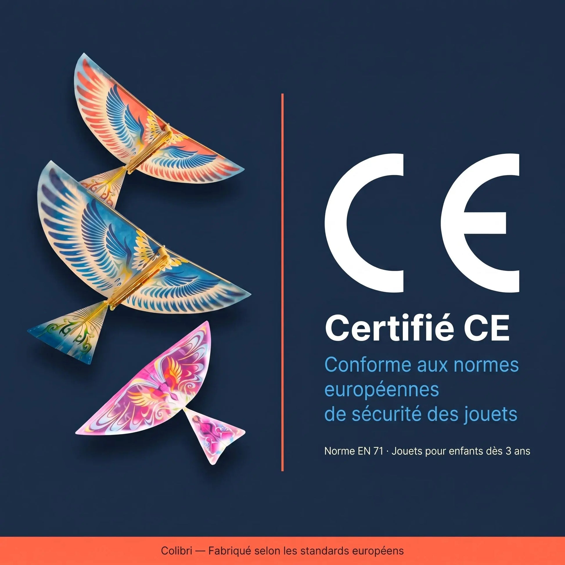 Colibri - Oiseau Volant a Ailes Battantes | Lot de 3 Ma boutique 2